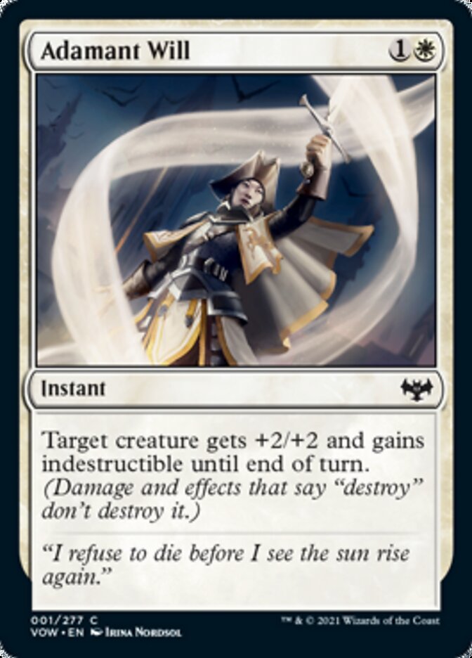 Adamant Will [Innistrad: Crimson Vow] | Gaming Infinity