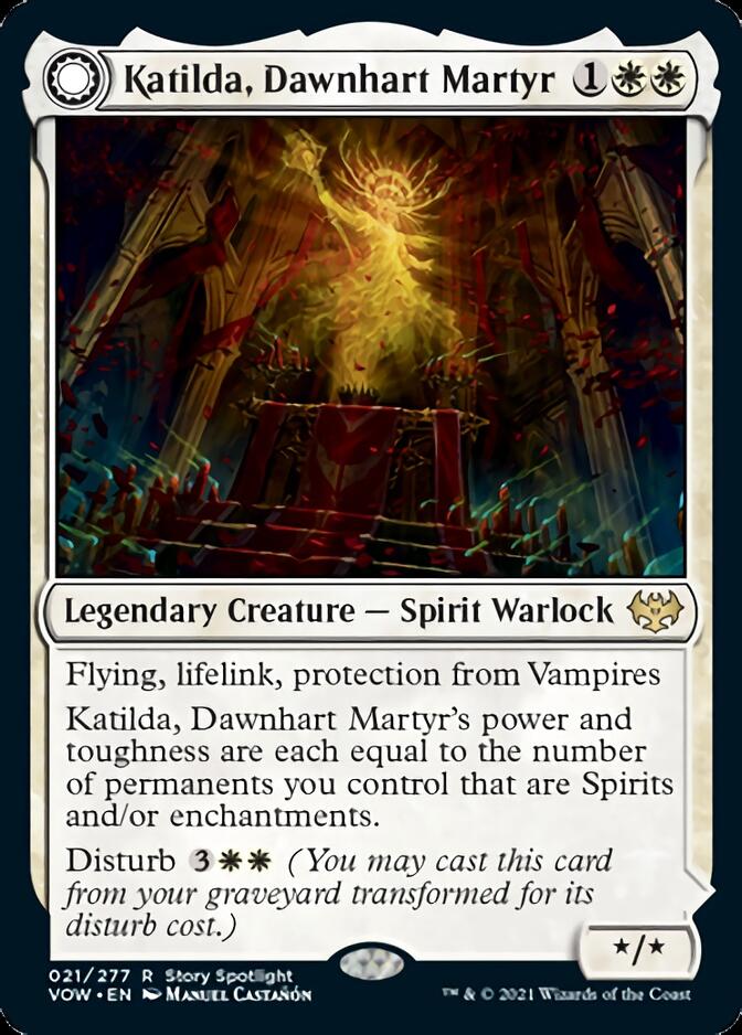 Katilda, Dawnhart Martyr // Katilda's Rising Dawn [Innistrad: Crimson Vow] | Gaming Infinity