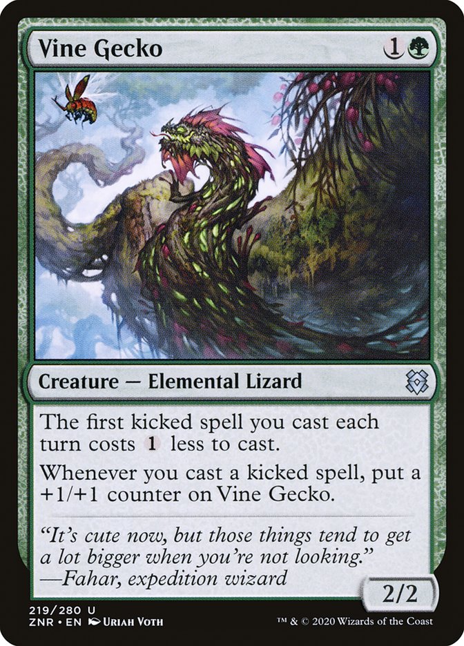 Vine Gecko [Zendikar Rising] | Gaming Infinity