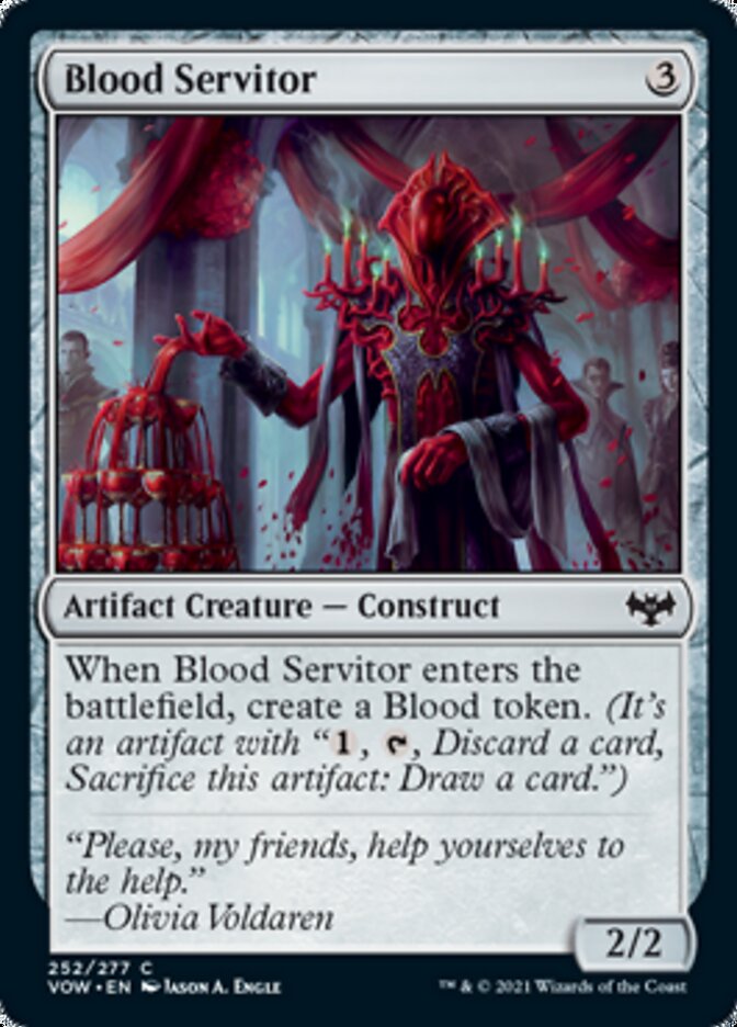 Blood Servitor [Innistrad: Crimson Vow] | Gaming Infinity