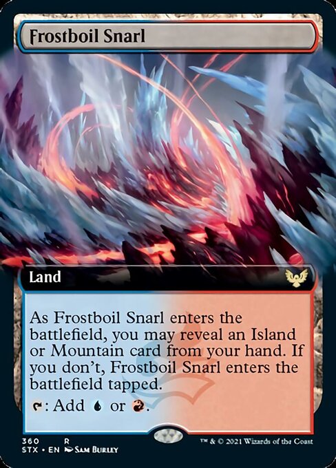 Frostboil Snarl (Extended) [Strixhaven: School of Mages] | Gaming Infinity