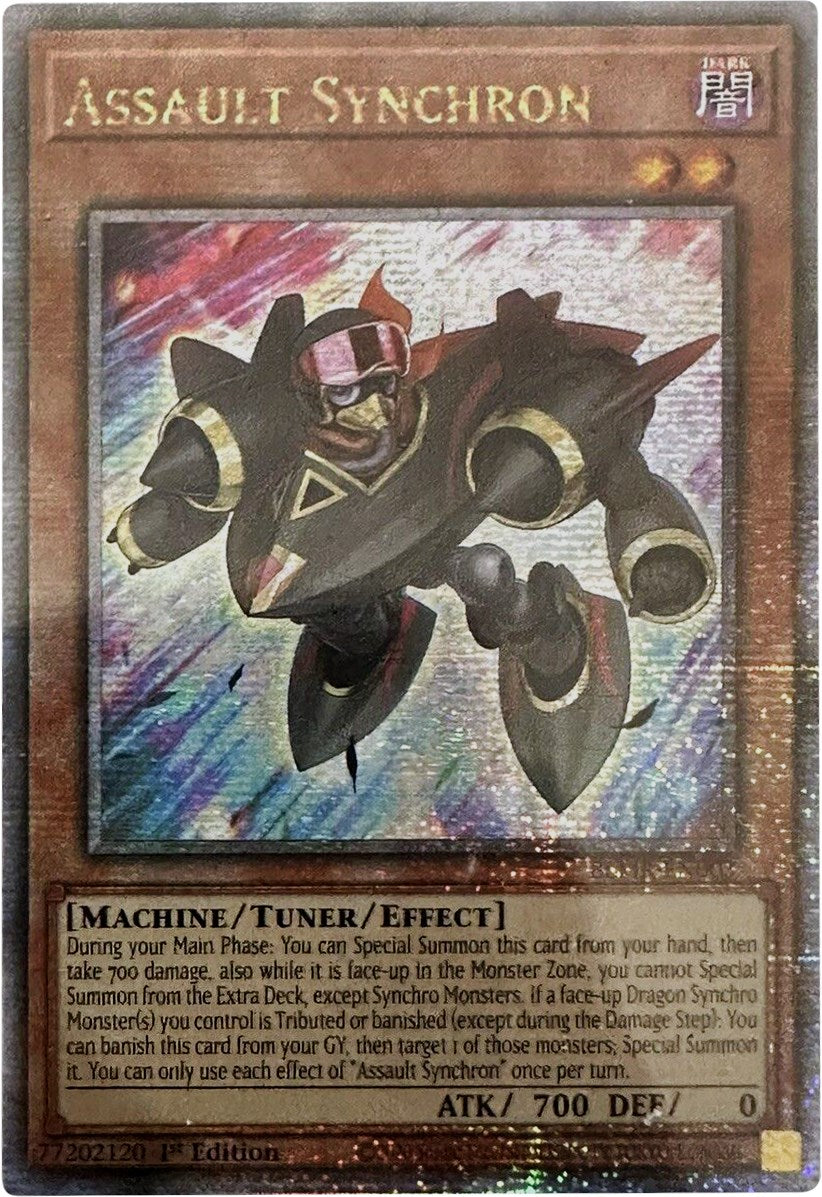 Assault Synchron [BLMR-EN003] Quarter Century Secret Rare | Gaming Infinity