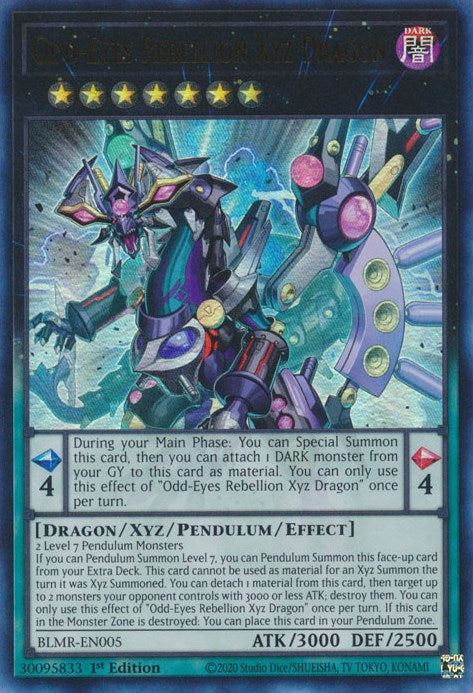 Odd-Eyes Rebellion Xyz Dragon [BLMR-EN005] Ultra Rare | Gaming Infinity