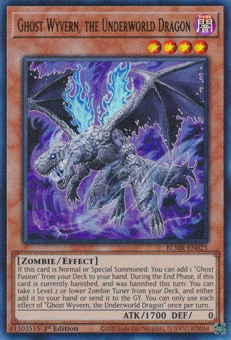 Ghost Wyvern, the Underworld Dragon [BLMR-EN025] Ultra Rare | Gaming Infinity