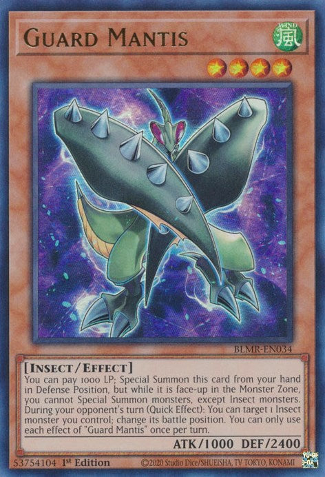 Guard Mantis [BLMR-EN034] Ultra Rare | Gaming Infinity