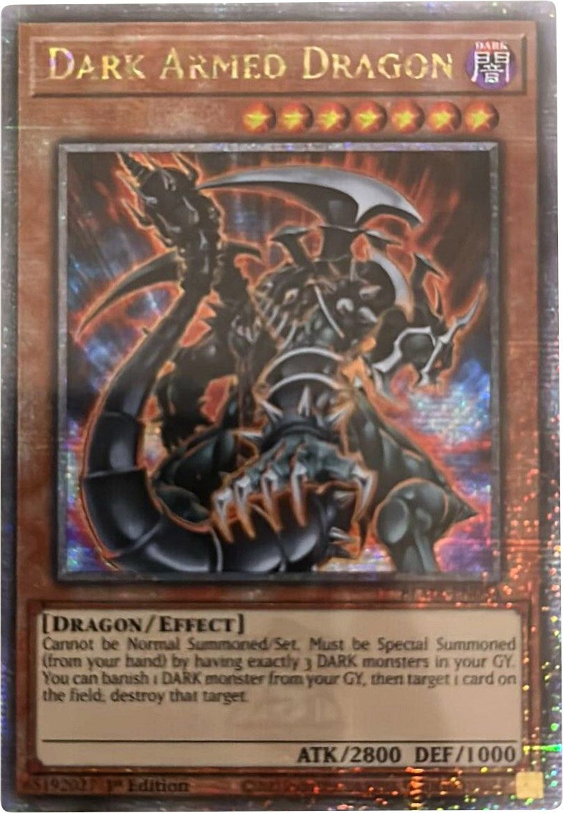 Dark Armed Dragon [BLMR-EN054] Quarter Century Secret Rare | Gaming Infinity