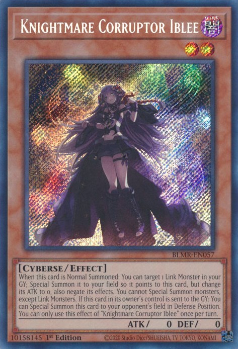 Knightmare Corruptor Iblee [BLMR-EN057] Secret Rare | Gaming Infinity