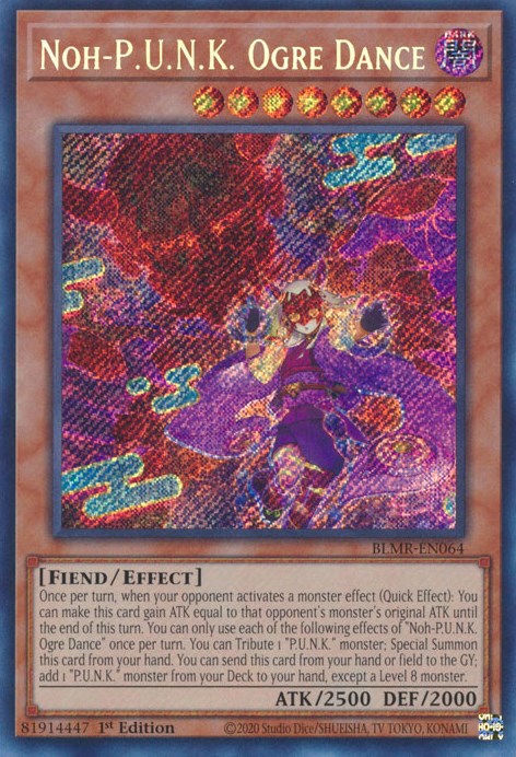 Noh-P.U.N.K. Ogre Dance [BLMR-EN064] Secret Rare | Gaming Infinity