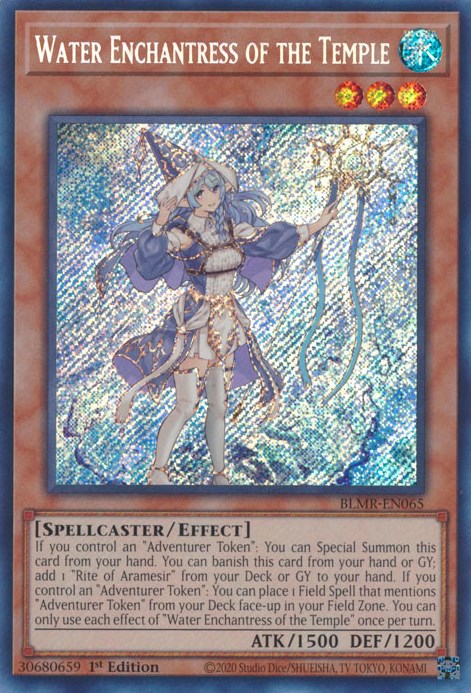 Water Enchantress of the Temple [BLMR-EN065] Secret Rare | Gaming Infinity