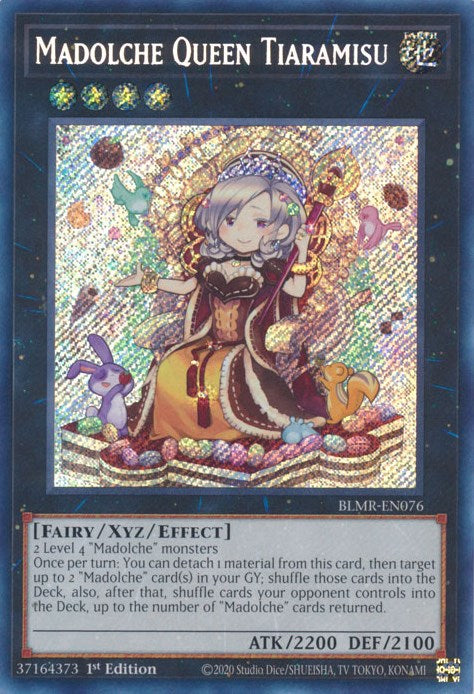 Madolche Queen Tiaramisu [BLMR-EN076] Secret Rare | Gaming Infinity