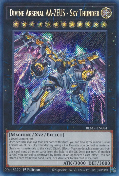 Divine Arsenal AA-ZEUS - Sky Thunder [BLMR-EN084] Secret Rare | Gaming Infinity
