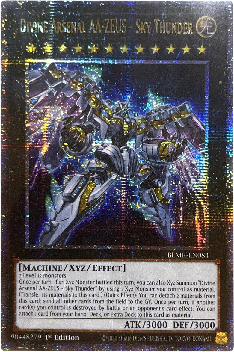 Divine Arsenal AA-ZEUS - Sky Thunder [BLMR-EN084] Quarter Century Secret Rare | Gaming Infinity