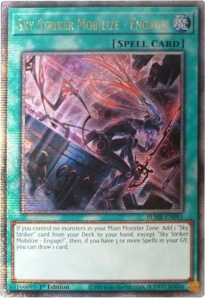 Sky Striker Mobilize - Engage! [BLMR-EN091] Quarter Century Secret Rare | Gaming Infinity