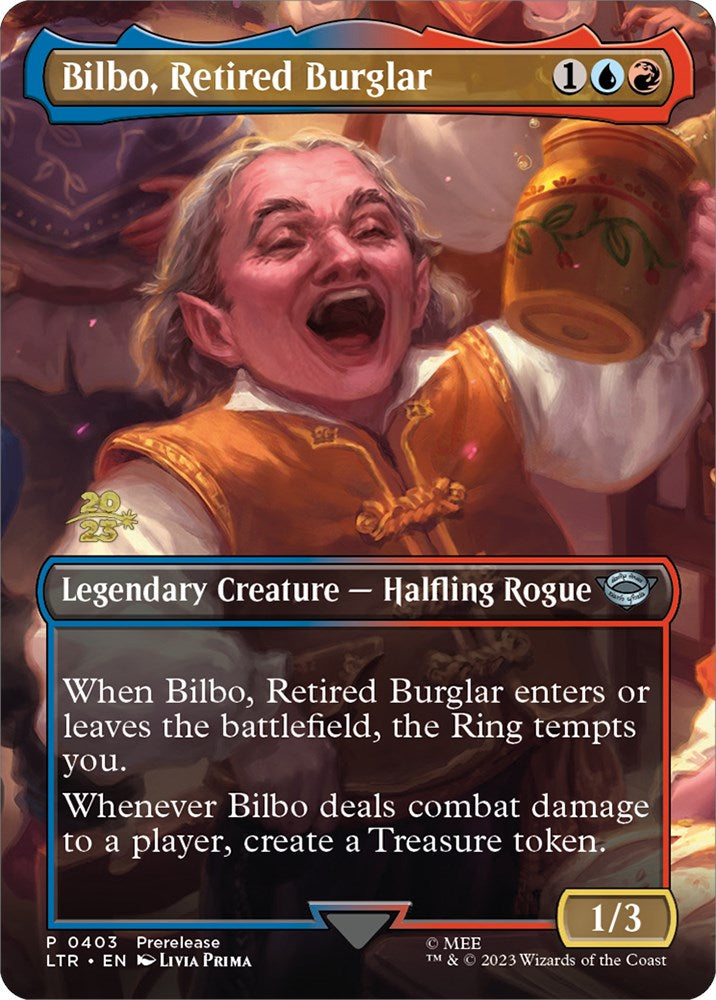 Bilbo, Retired Burglar [The Lord of the Rings: Tales of Middle-Earth Prerelease Promos] | Gaming Infinity