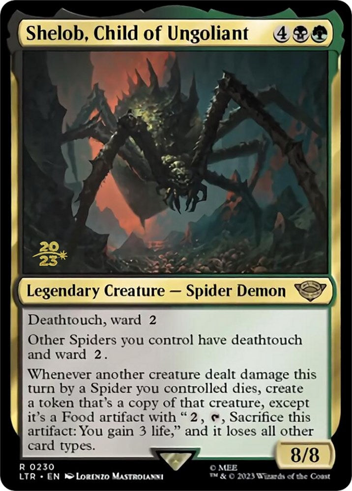 Shelob, Child of Ungoliant [The Lord of the Rings: Tales of Middle-Earth Prerelease Promos] | Gaming Infinity