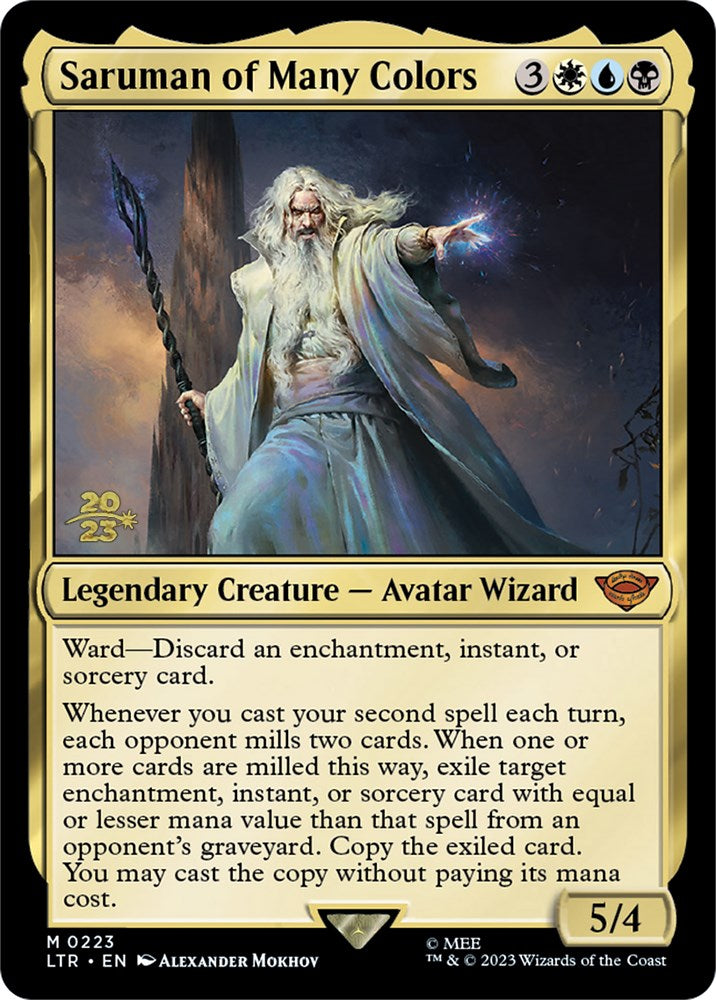 Saruman of Many Colors [The Lord of the Rings: Tales of Middle-Earth Prerelease Promos] | Gaming Infinity