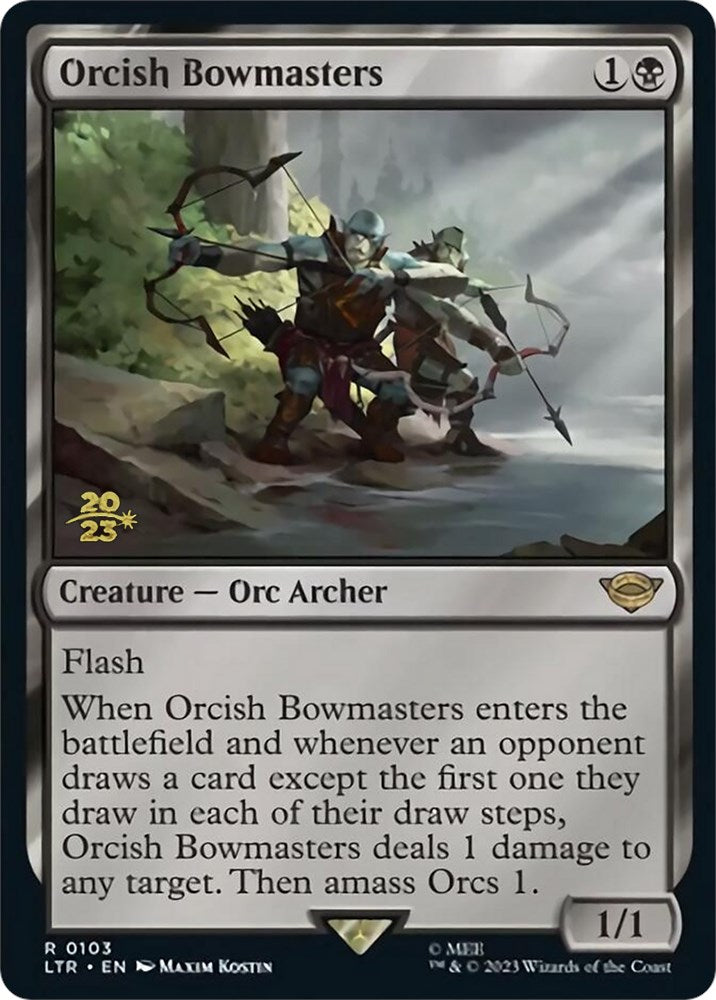 Orcish Bowmasters [The Lord of the Rings: Tales of Middle-Earth Prerelease Promos] | Gaming Infinity