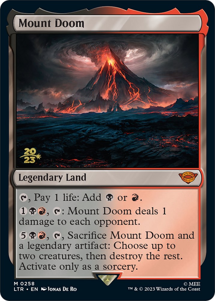 Mount Doom [The Lord of the Rings: Tales of Middle-Earth Prerelease Promos] | Gaming Infinity