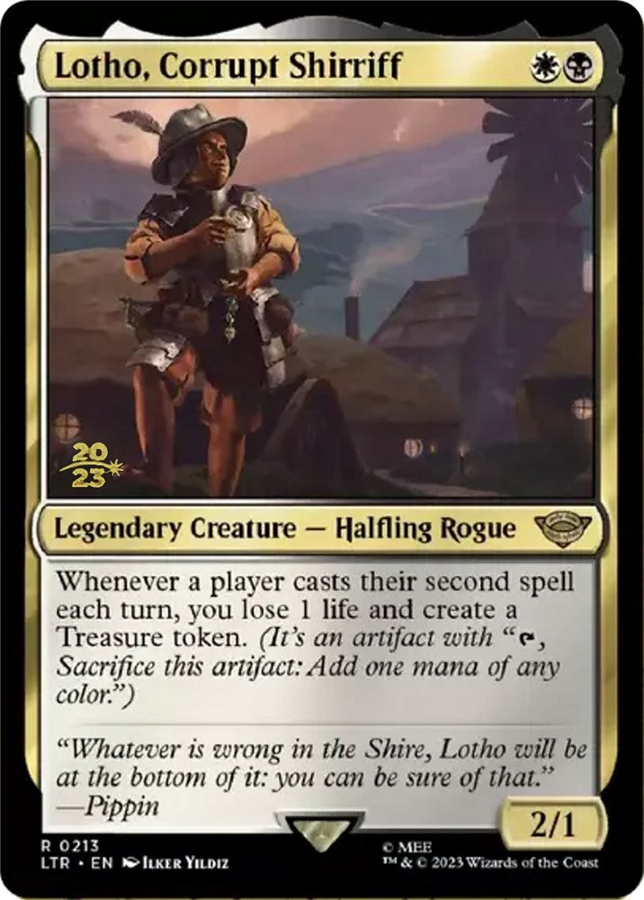 Lotho, Corrupt Shirriff [The Lord of the Rings: Tales of Middle-Earth Prerelease Promos] | Gaming Infinity