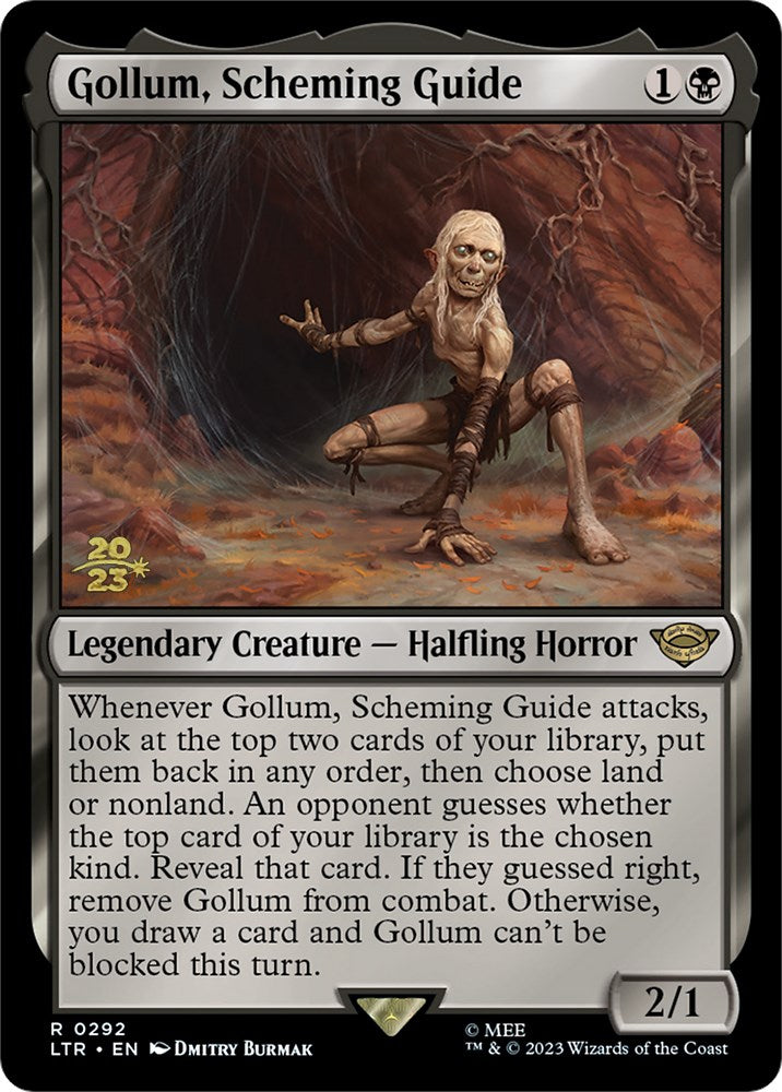 Gollum, Scheming Guide [The Lord of the Rings: Tales of Middle-Earth Prerelease Promos] | Gaming Infinity