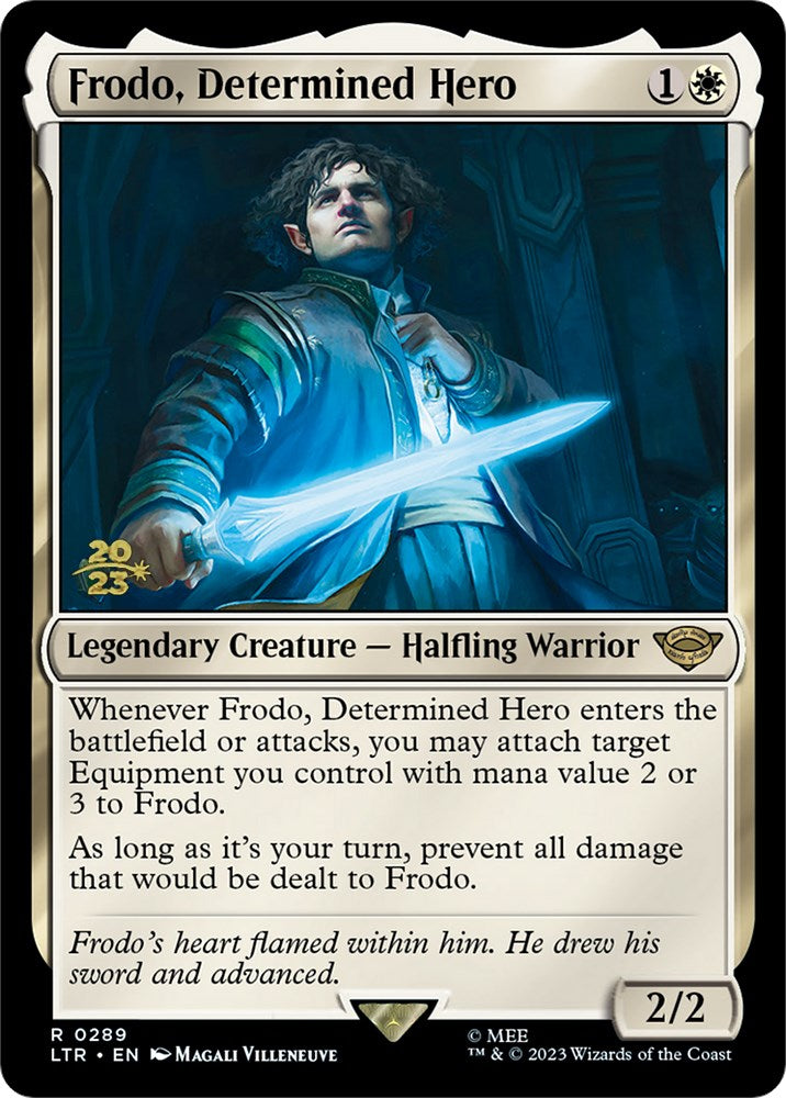 Frodo, Determined Hero [The Lord of the Rings: Tales of Middle-Earth Prerelease Promos] | Gaming Infinity