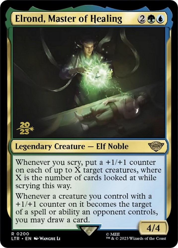 Elrond, Master of Healing [The Lord of the Rings: Tales of Middle-Earth Prerelease Promos] | Gaming Infinity