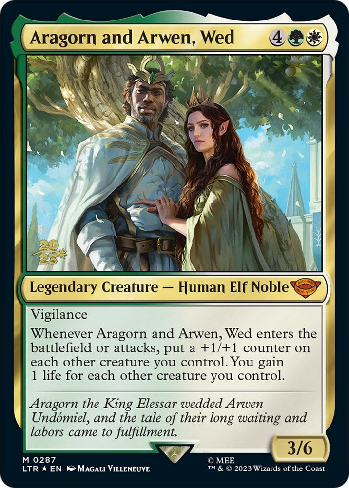 Aragorn and Arwen, Wed [The Lord of the Rings: Tales of Middle-Earth Prerelease Promos] | Gaming Infinity