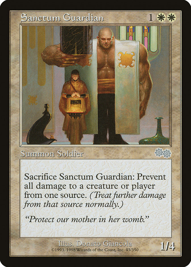 Sanctum Guardian [Urza's Saga] | Gaming Infinity