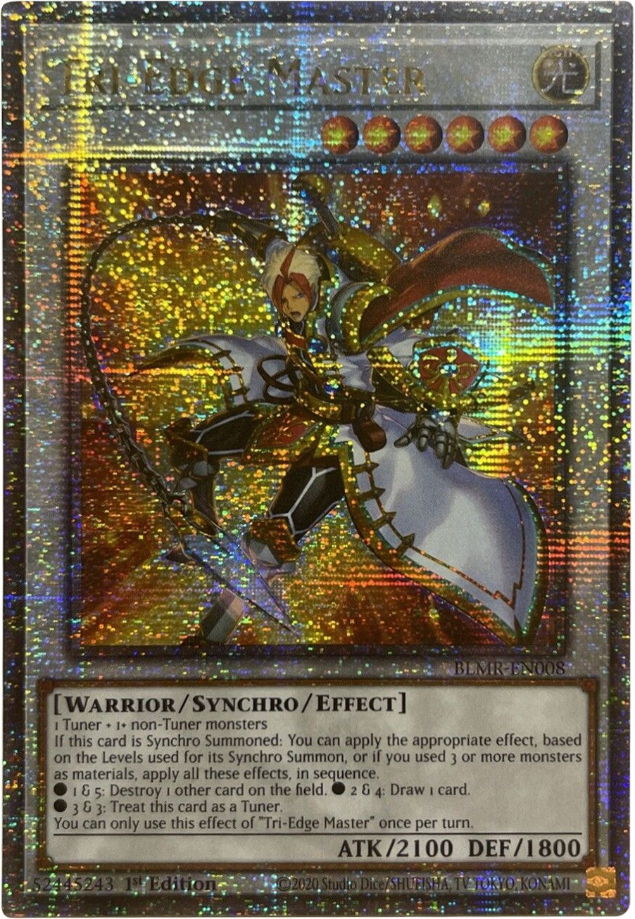 Tri-Edge Master [BLMR-EN008] Quarter Century Secret Rare | Gaming Infinity