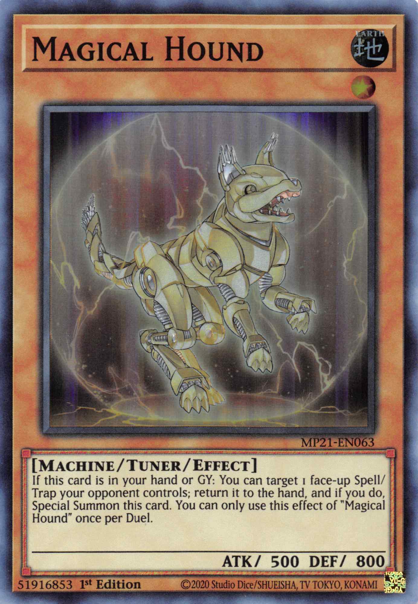 Magical Hound [MP21-EN063] Super Rare | Gaming Infinity