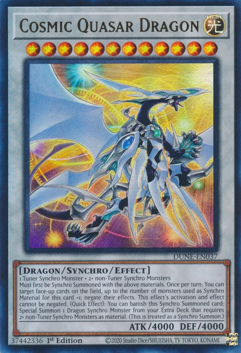 Cosmic Quasar Dragon [DUNE-EN037] Ultra Rare | Gaming Infinity