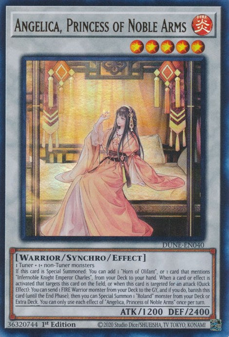 Angelica, Princess of Noble Arms [DUNE-EN040] Ultra Rare | Gaming Infinity