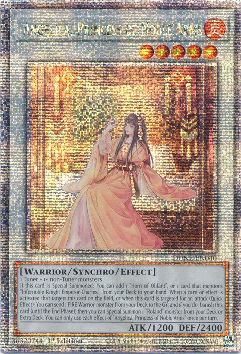 Angelica, Princess of Noble Arms [DUNE-EN040] Quarter Century Secret Rare | Gaming Infinity