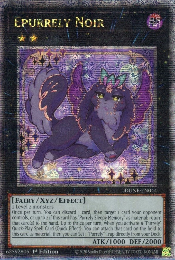 Epurrely Noir [DUNE-EN044] Quarter Century Secret Rare | Gaming Infinity