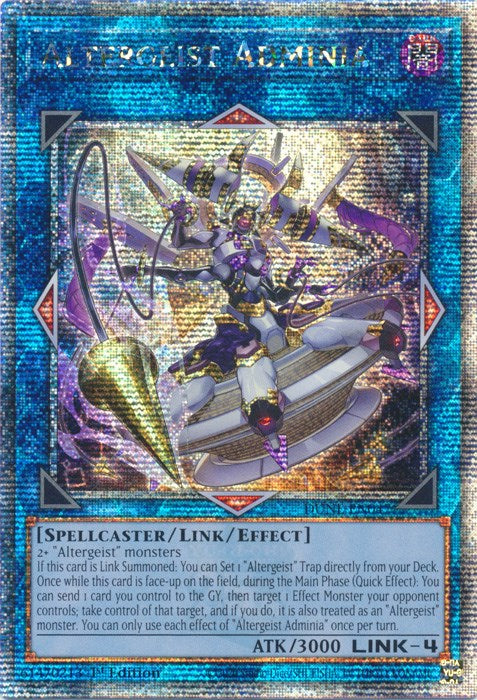 Altergeist Adminia [DUNE-EN047] Quarter Century Secret Rare | Gaming Infinity