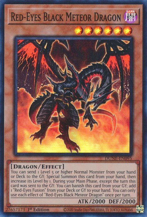 Red-Eyes Black Meteor Dragon [DUNE-EN095] Super Rare | Gaming Infinity