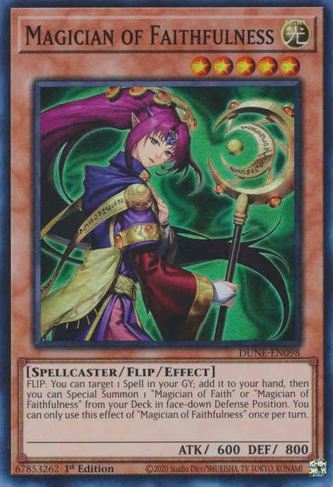 Magician of Faithfulness [DUNE-EN098] Super Rare | Gaming Infinity