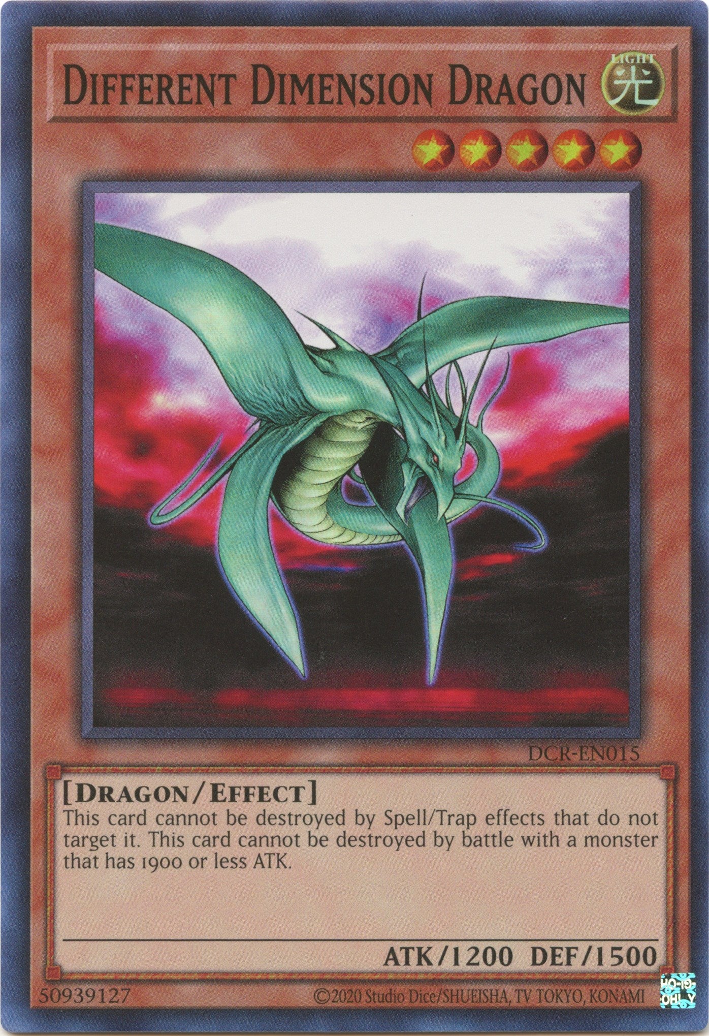 Different Dimension Dragon (25th Anniversary) [DCR-EN015] Super Rare | Gaming Infinity