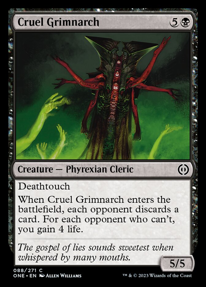 Cruel Grimnarch [Phyrexia: All Will Be One] | Gaming Infinity