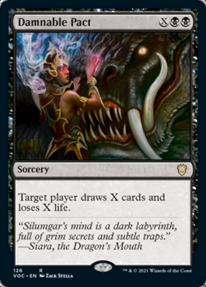 Damnable Pact [Innistrad: Crimson Vow Commander] | Gaming Infinity