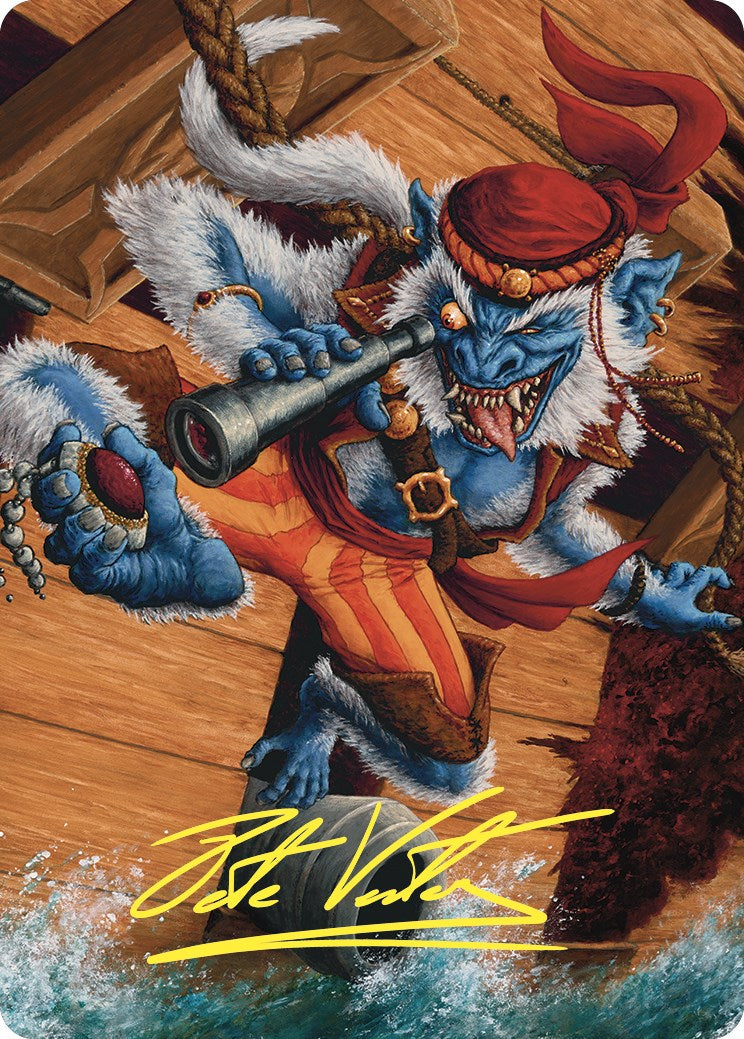 Treasure Nabber Art Card (Gold-Stamped Signature) [Commander Masters Art Series] | Gaming Infinity