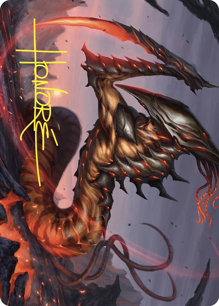 Blade Sliver Art Card (Gold-Stamped Signature) [Commander Masters Art Series] | Gaming Infinity