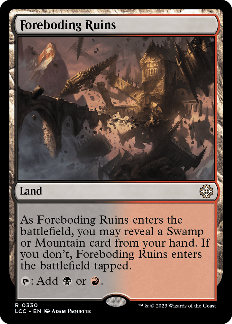 Foreboding Ruins [The Lost Caverns of Ixalan Commander] | Gaming Infinity