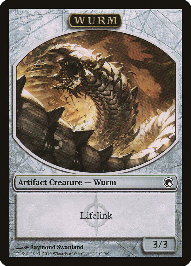 Wurm (Lifelink) [Scars of Mirrodin Tokens] | Gaming Infinity