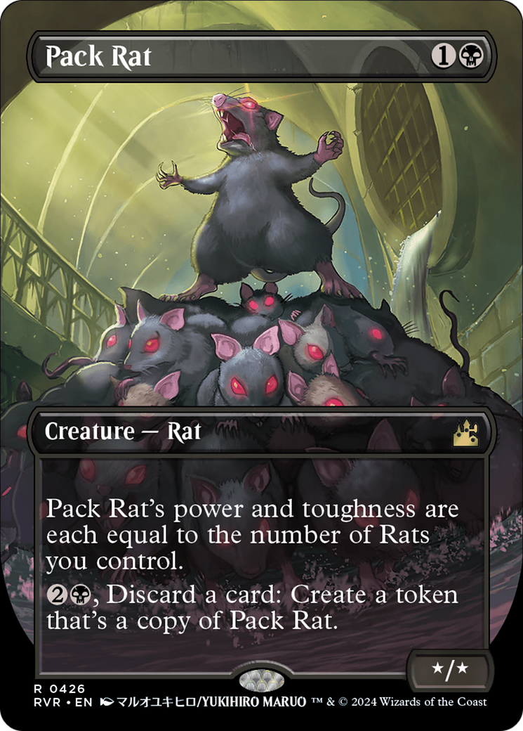 Pack Rat (Anime Borderless) [Ravnica Remastered] | Gaming Infinity