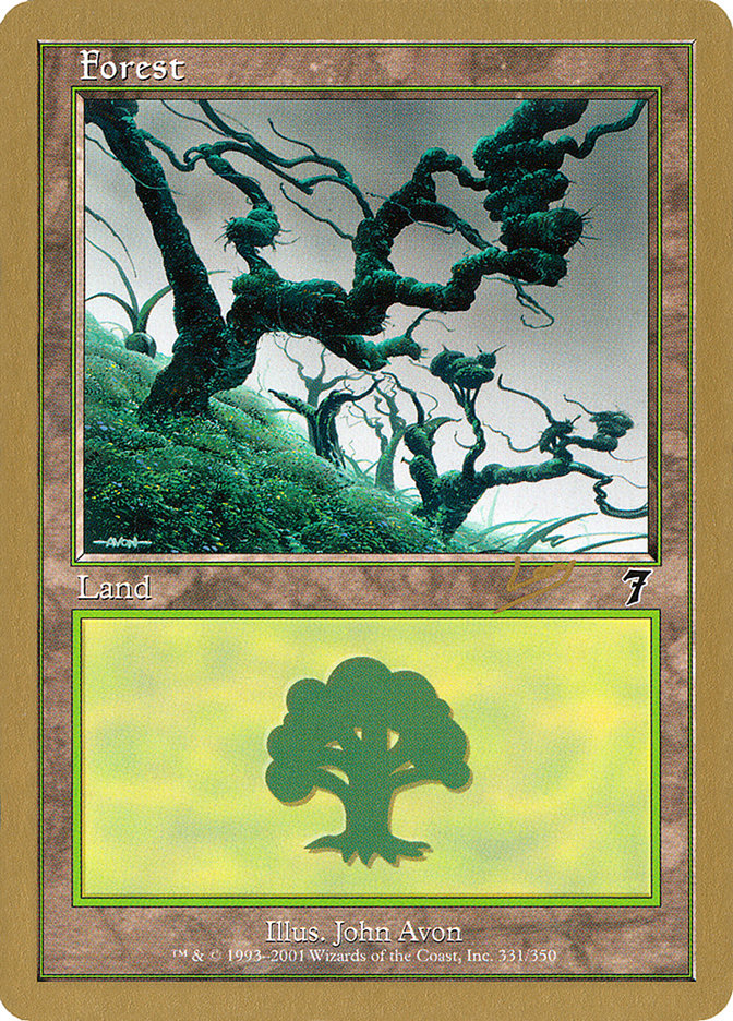 Forest (rl331) (Raphael Levy) [World Championship Decks 2002] | Gaming Infinity