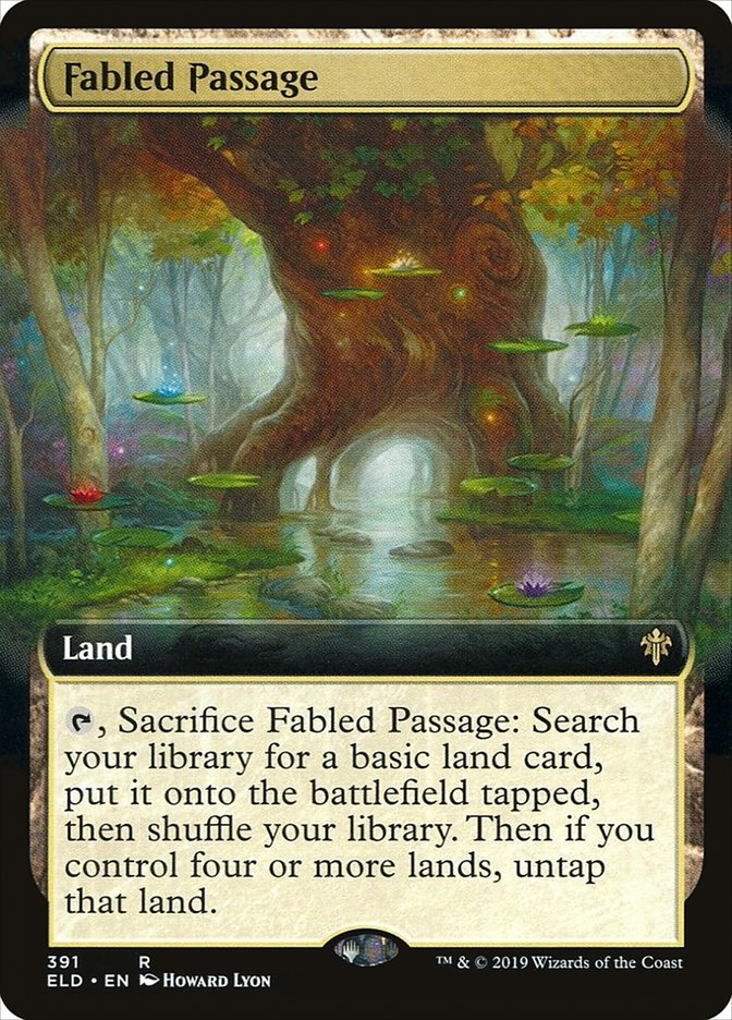 Fabled Passage (Extended Art) [Throne of Eldraine] | Gaming Infinity