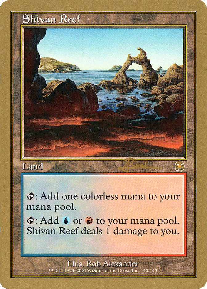 Shivan Reef (Antoine Ruel) [World Championship Decks 2001] | Gaming Infinity