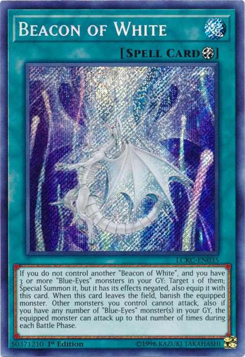 Beacon of White [LCKC-EN035] Secret Rare | Gaming Infinity