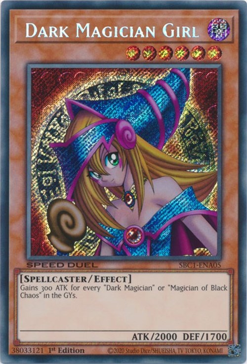 Dark Magician Girl [SBC1-ENA05] Secret Rare | Gaming Infinity